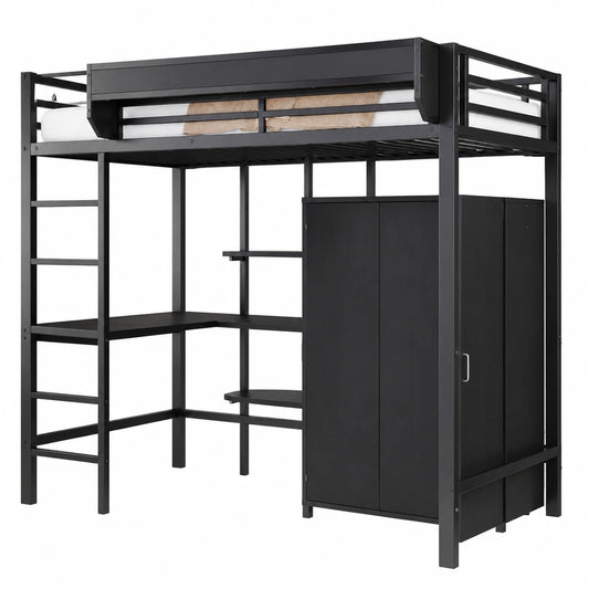 lit-mezzanine-en-metal-avec-bureau-armoire-et-rangements-integres-echelle-5-marches-pour-enfants-et-ados-noir-lqvjup2225mg